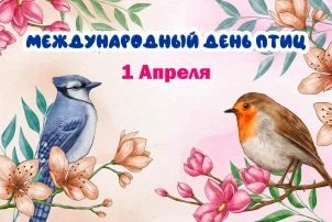 "1 апреля - день птиц" "1 апреля - день птиц".